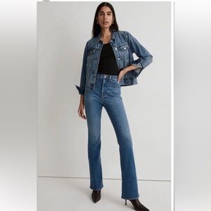 Women’s Madewell Skinny Flare Blue Jeans Size 25